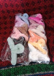 Large Plush Hair Claw Clips, Plastic Fluffy Clip