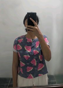 Watermelon Print Tee