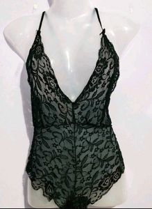Black Lace Bodysuit