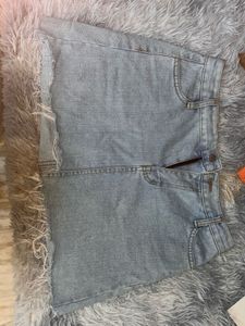 Denim Mini Skirt
