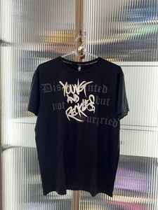 Black Graphic Print Tee