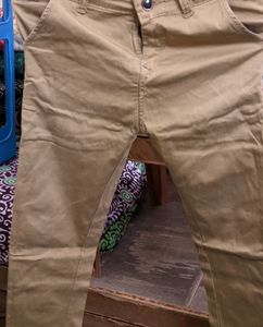 New Brown Pant For Men Size -30