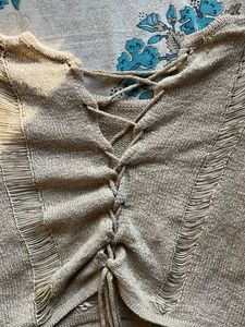 Boho Chic Tie-Up Crop Top