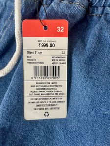 Baggy Denim Cargo Pants