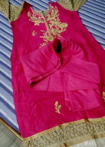 Beautiful Designer Kurta Churidar Without Dupatta