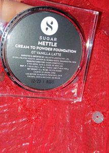 SUGAR METTLE CREAM TO POWDER FOUNDATION 07 VANILLA