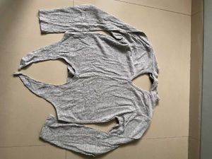 Grey Aesthetic Top
