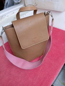 Branded Tan Handbag