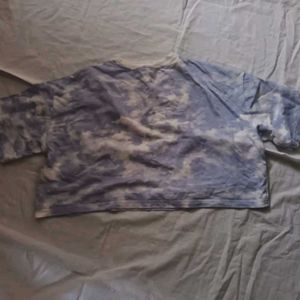 Tie-dye Graphic Crop Tee