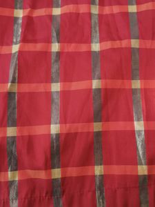 Red &amp; Gold Checkered Dress