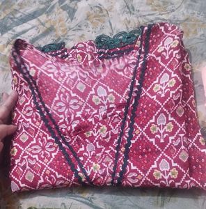 Beautiful Maroon Kurti