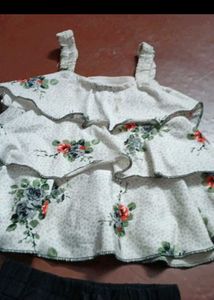 Cute Girl's Top and Shorts Set