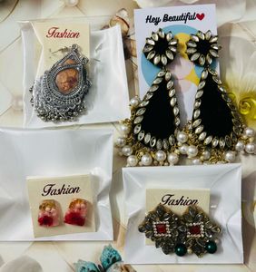 Earring Set 4 Combo Earrings