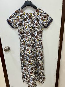 Floral Multicolor Kurta- M Size