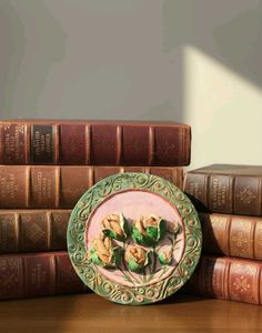 Floral Wall Decor Plate