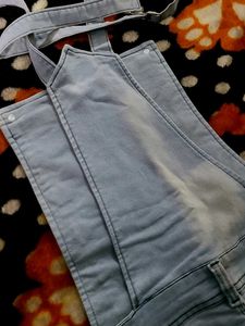 Denim Overalls Dress