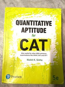 Quantitative Aptitude CAT Nishit K Sinha