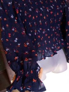 Floral Smocked Blouse