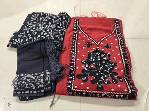 Batik Work Suit Sale Party Wear
