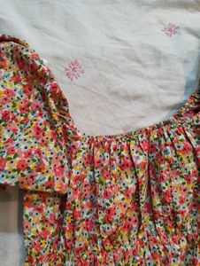 Floral Print Mini Dress