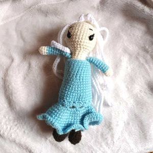 Elsa (Frozen) Crochet Amigurimi
