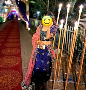 Beautiful Navy Blue Lehnga