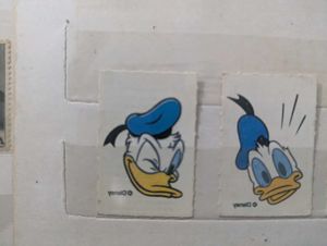 Vintage Donald Duck Stickers/Card For Collectors