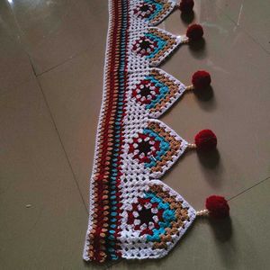 Handmade Crochet Torans Wall Hanging