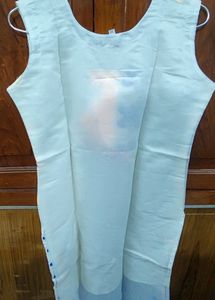 Jamdani Kurti Sleeve Given Inside