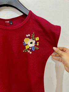 Maroon Top - Size S