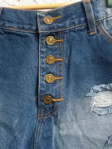 Denim High Waist Shorts