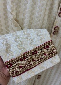 Elegant Cream Sherwani