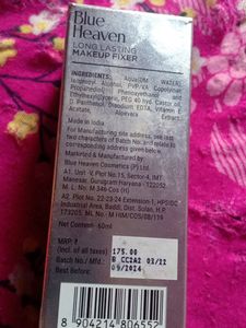 Blue Heaven Makeup Fixer❣️