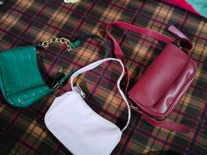 3 Combo Chic Handbags Bundle