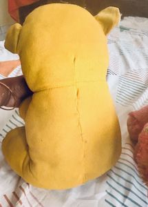 3 Soft Toys, Birthdays Card And Sticks