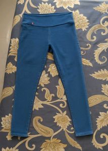 Blue Active Leggings