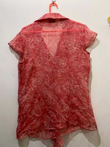 Floral Ruffle Top 34 and half