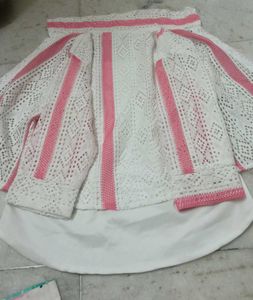 Trendy White Printed Top