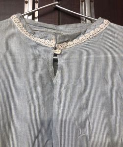 Striped Cotton Kurta