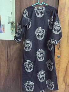 Buddha Printed Kurta Set