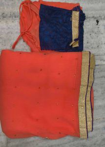 Party Wear Saree/Blouse