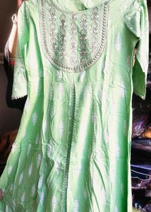 Frock Pant Dupatta Set