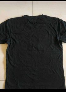 Graphic Print Black T-Shirt
