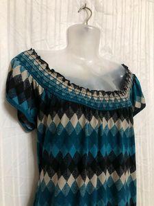 Heart Soul Blue Stylish Top