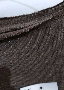 Brown Knit Sweater