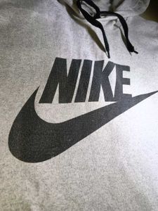 grey sleevless nike hoodie