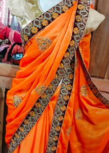 Beautiful Saree With Blouse ❤️