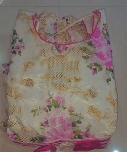 Floral pink cute frock