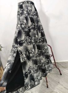 Floral Print Maxi Skirt