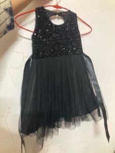 Baby Girl Black Frock